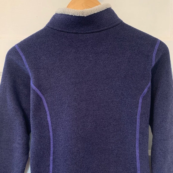 KUHL Alska Purple Quarter-Zip Fleece Pullover Sweater - Picture 9 of 16